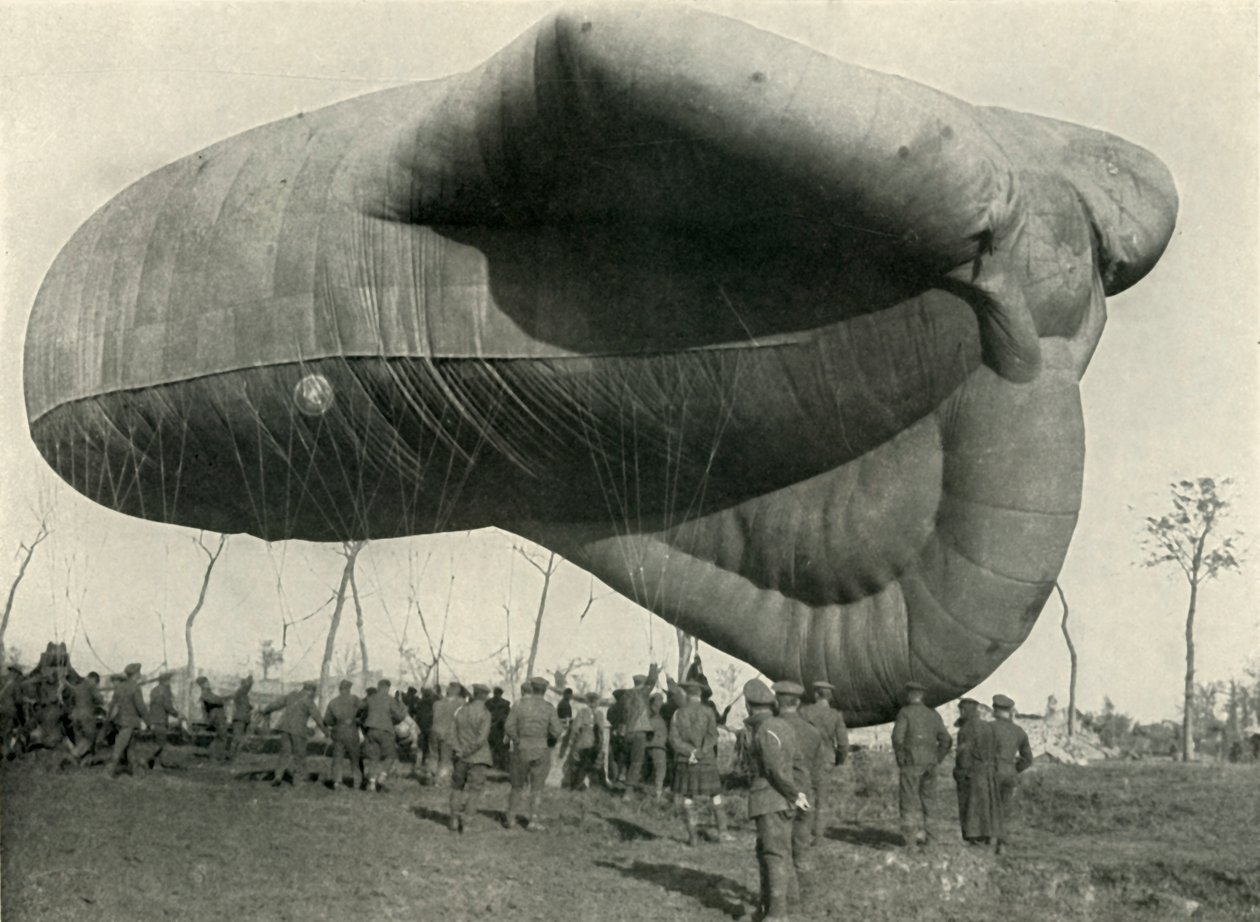 Einer unserer Beobachtungsballons, 1919 von Unbekannt