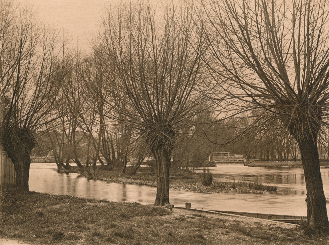 Pangbourne Weir, 1902 von Unbekannt