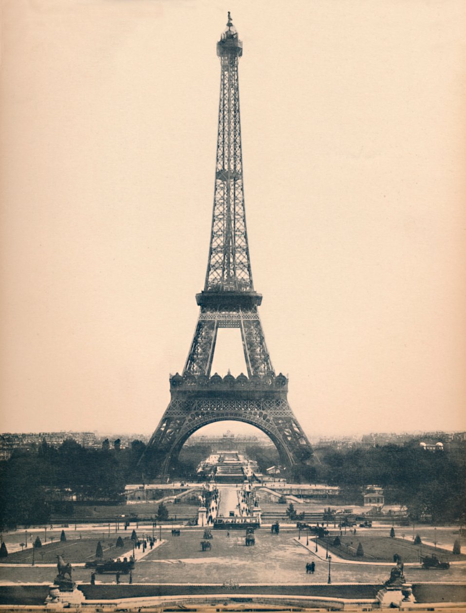 Paris - Der Eiffelturm, ca. 1910 von Unbekannt