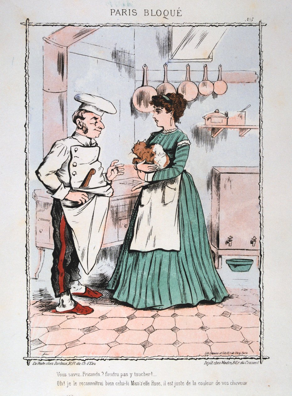 Paris belagert, 1870-1871 von Unbekannt