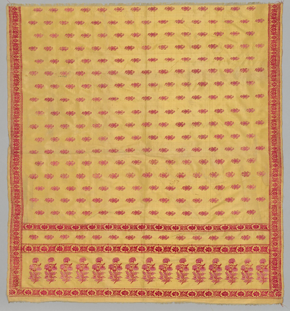 Teil eines Sari, 1800er - frühe 1900er von Unbekannt