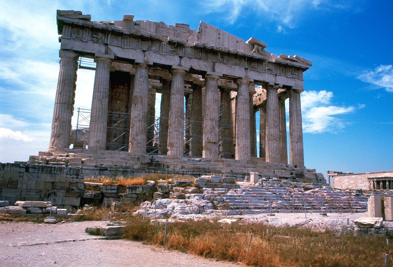 Parthenon auf der Akropolis, Athen, 5. Jahrhundert v. Chr. von Unbekannt