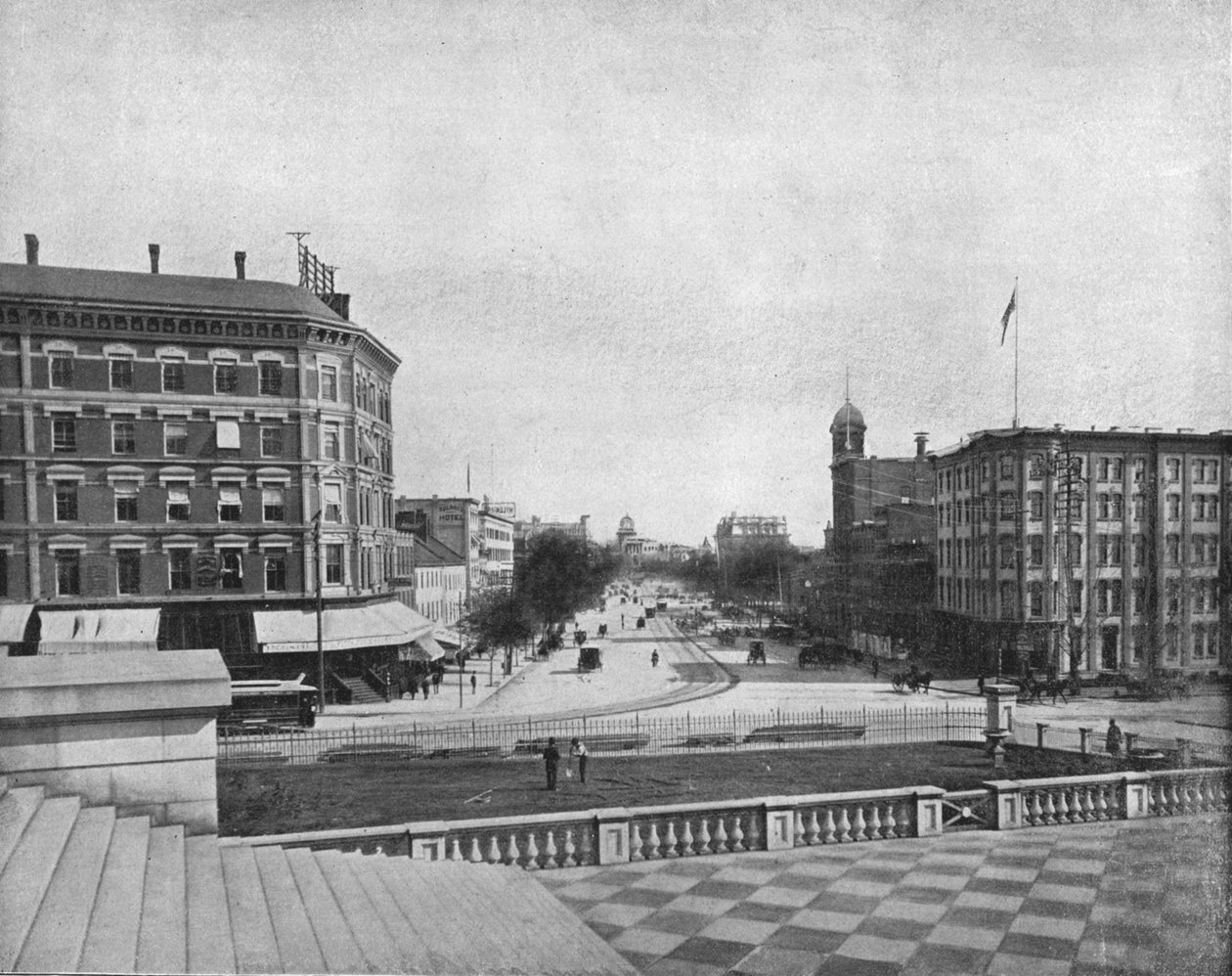 Pennsylvania Avenue, Washington DC, USA, um 1900 von Unbekannt