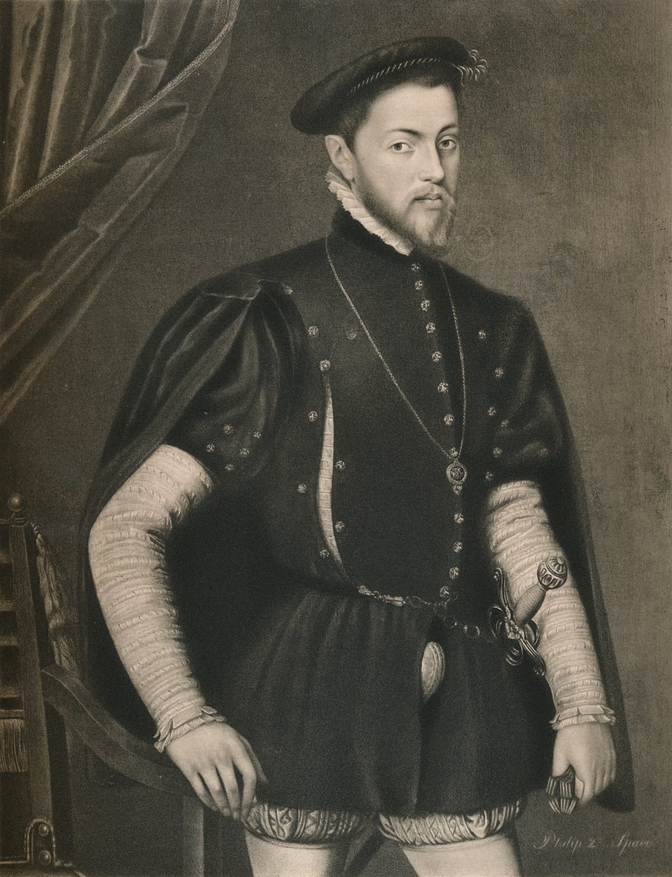 Philipp II. von Spanien, 16. Jahrhundert, 1904 von Unbekannt