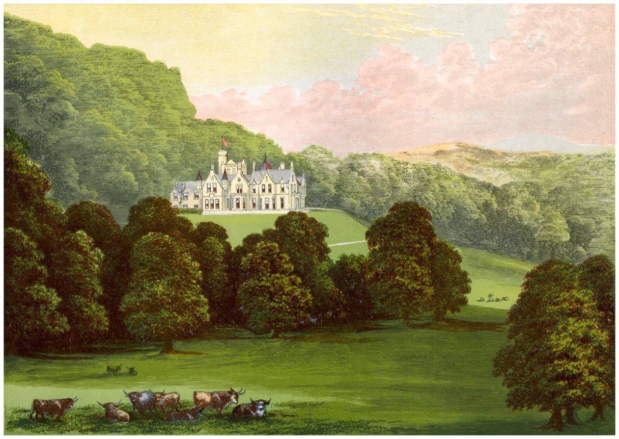 Philiphaugh, Selkirkshire, Schottland, Heimat von Baronet Murray, um 1880 von Unbekannt