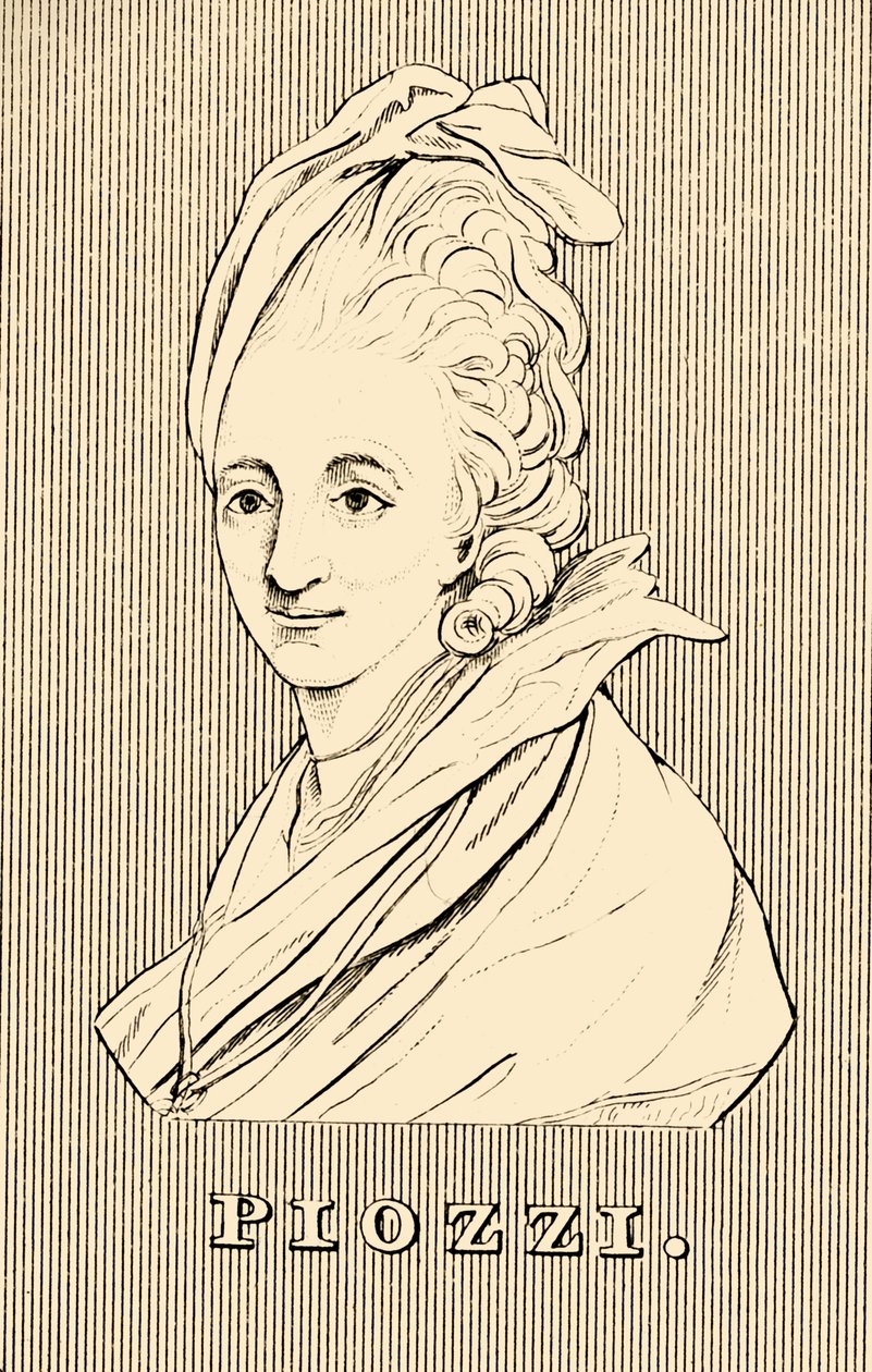 Piozzi, 1741-1821, 1830 von Unbekannt