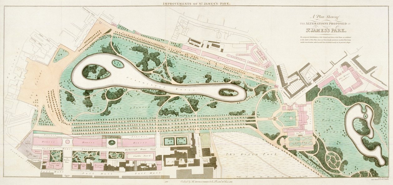 Plan von St. James
