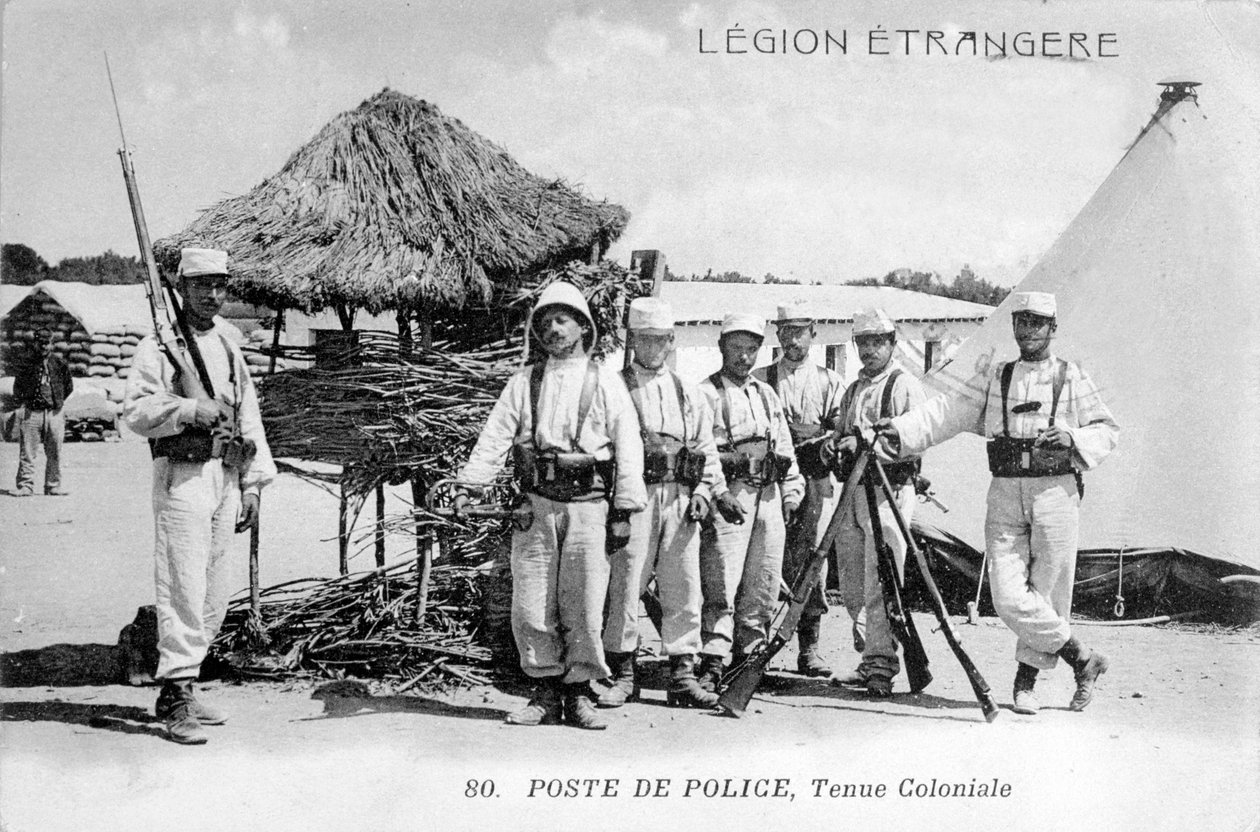 Polizeistation, Algerien, 1910 von Unbekannt