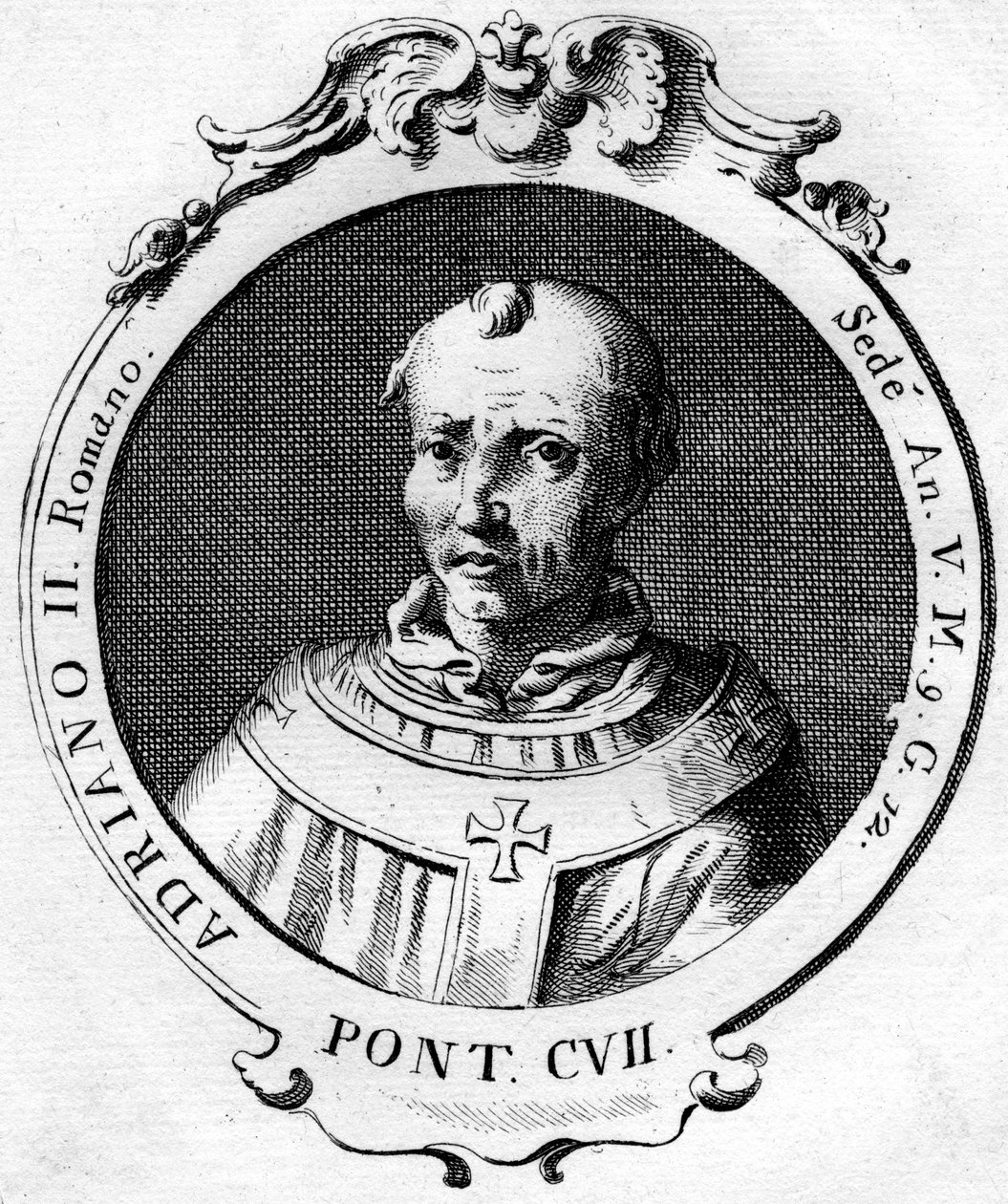 Papst Adrian II. von Unbekannt