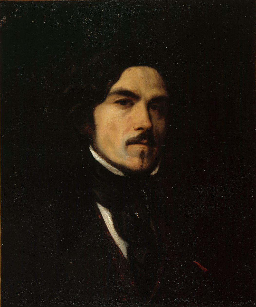 Porträt von Eugène Delacroix 1798-1863, ca. 1840 von Unbekannt
