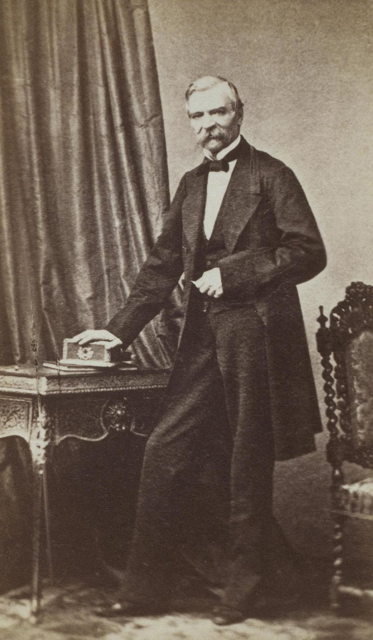 Porträt von Mikhail Naryshkin 1798-1863, 1860er Jahre von Unbekannt