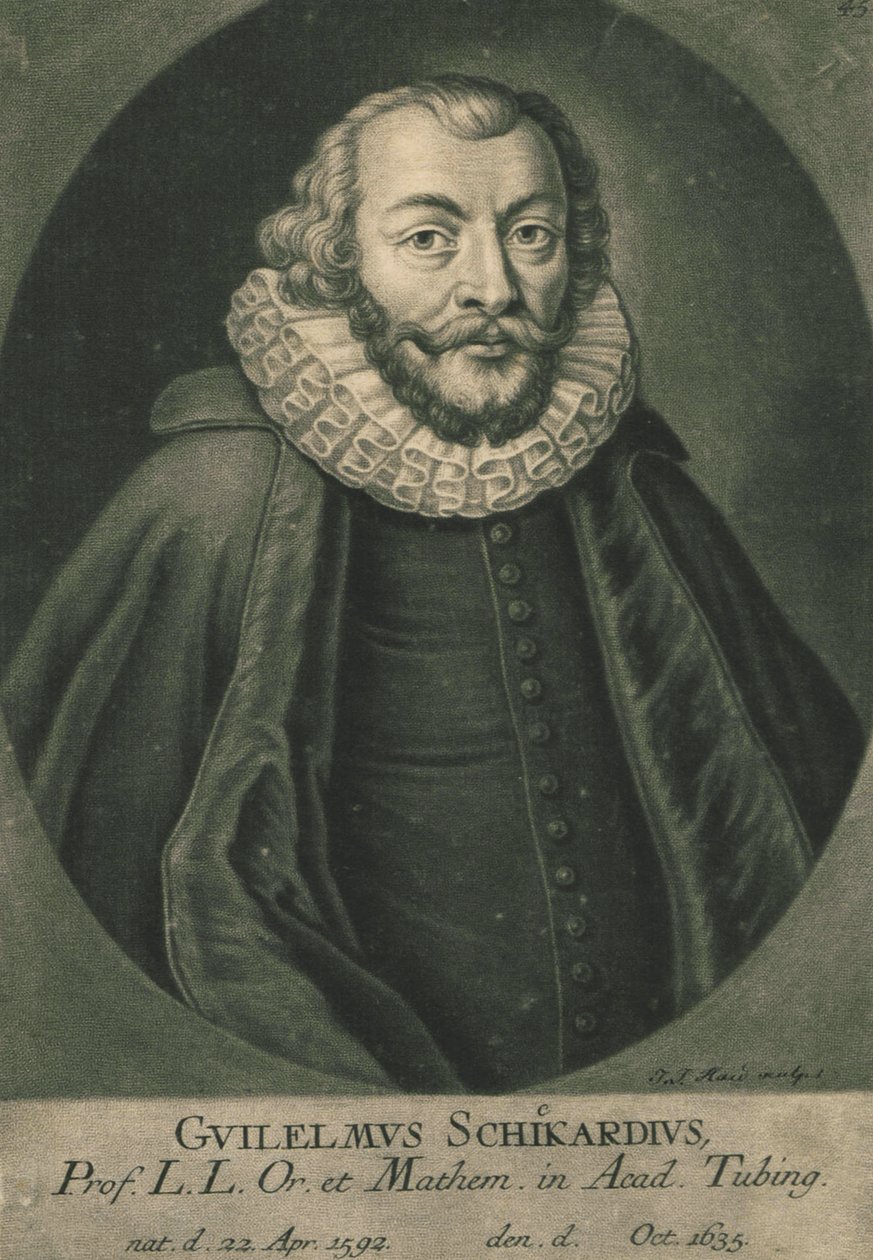 Porträt von Wilhelm Schickard 1592-1635 von Unbekannt