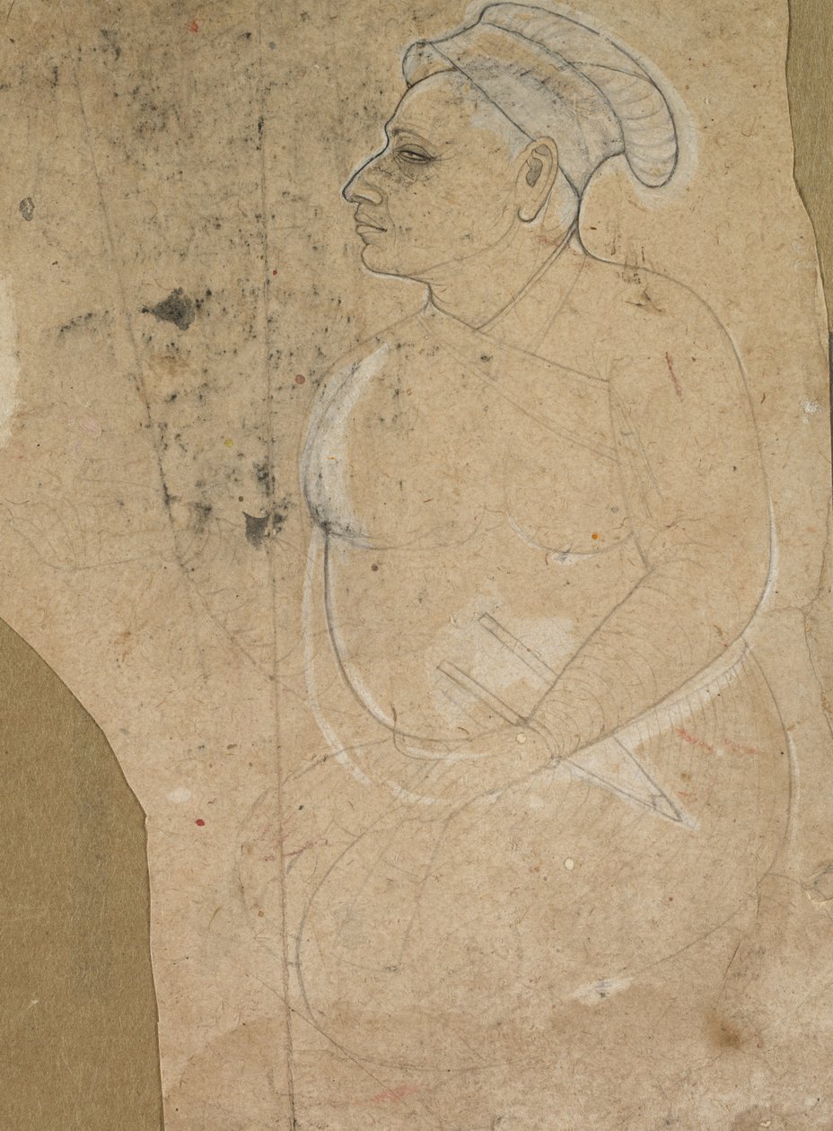 Porträt eines alternden Mannes, ca. 1700 von Unbekannt