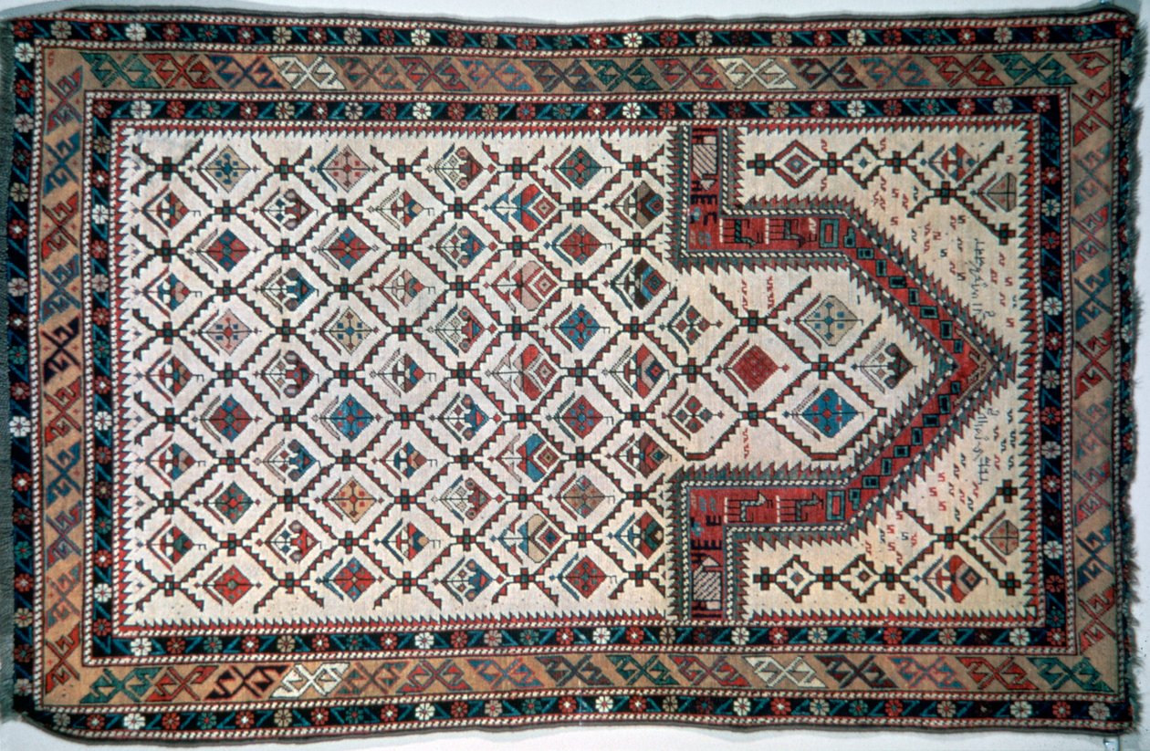 Gebetsteppich aus Dagestan, Kaukasus von Unbekannt