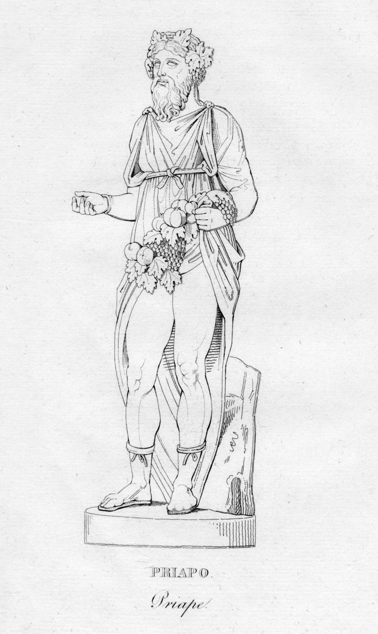 Priapo Priape, um 1850 von Unbekannt