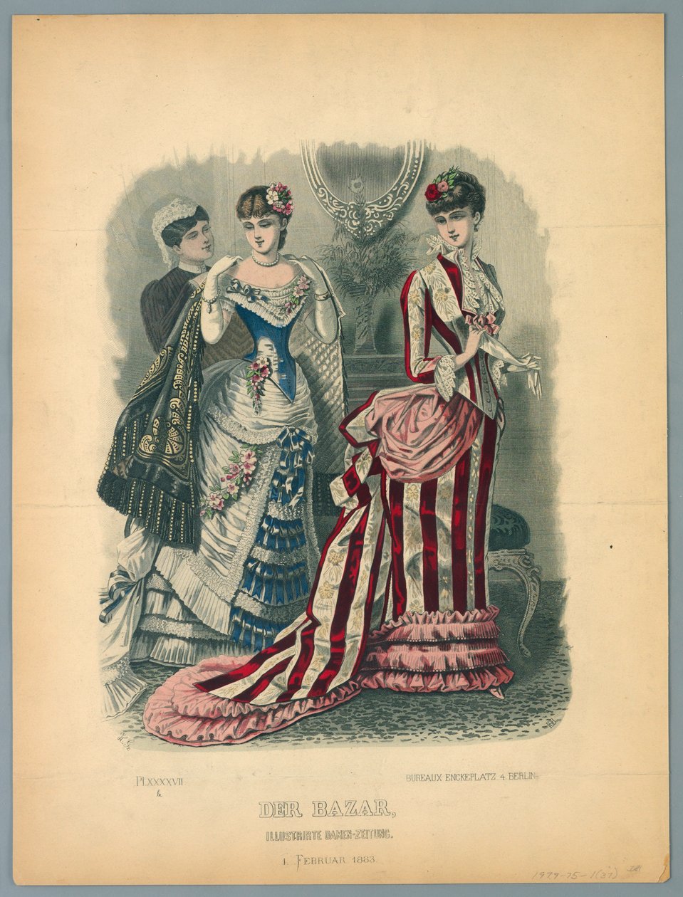Druck (Frankreich), Februar 1883 von Unbekannt