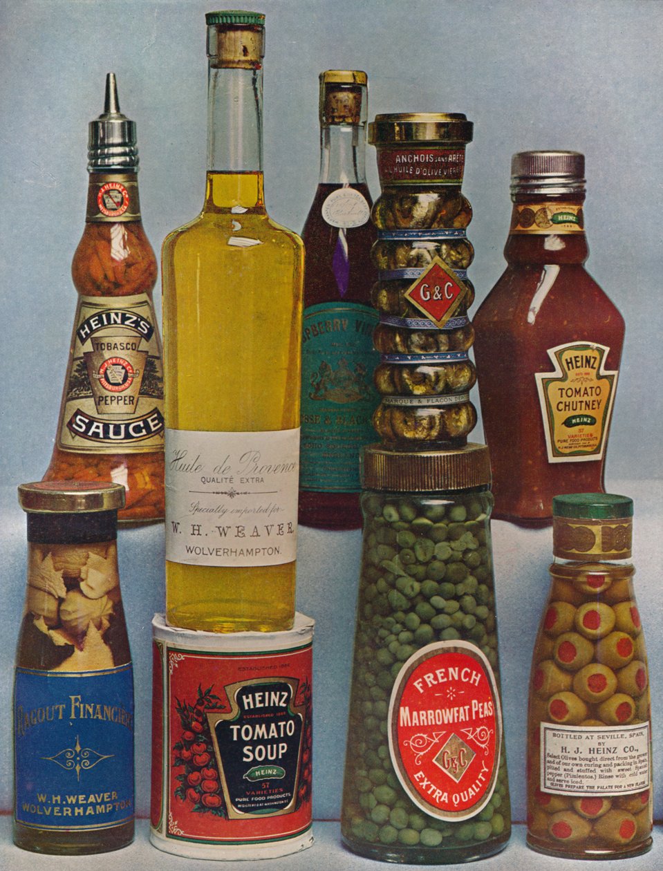 Produktetiketten, 1909 von Unbekannt