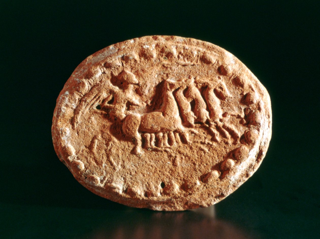Quadriga, Kerkouane, Tunesien, 3. Jahrhundert v. Chr. von Unbekannt