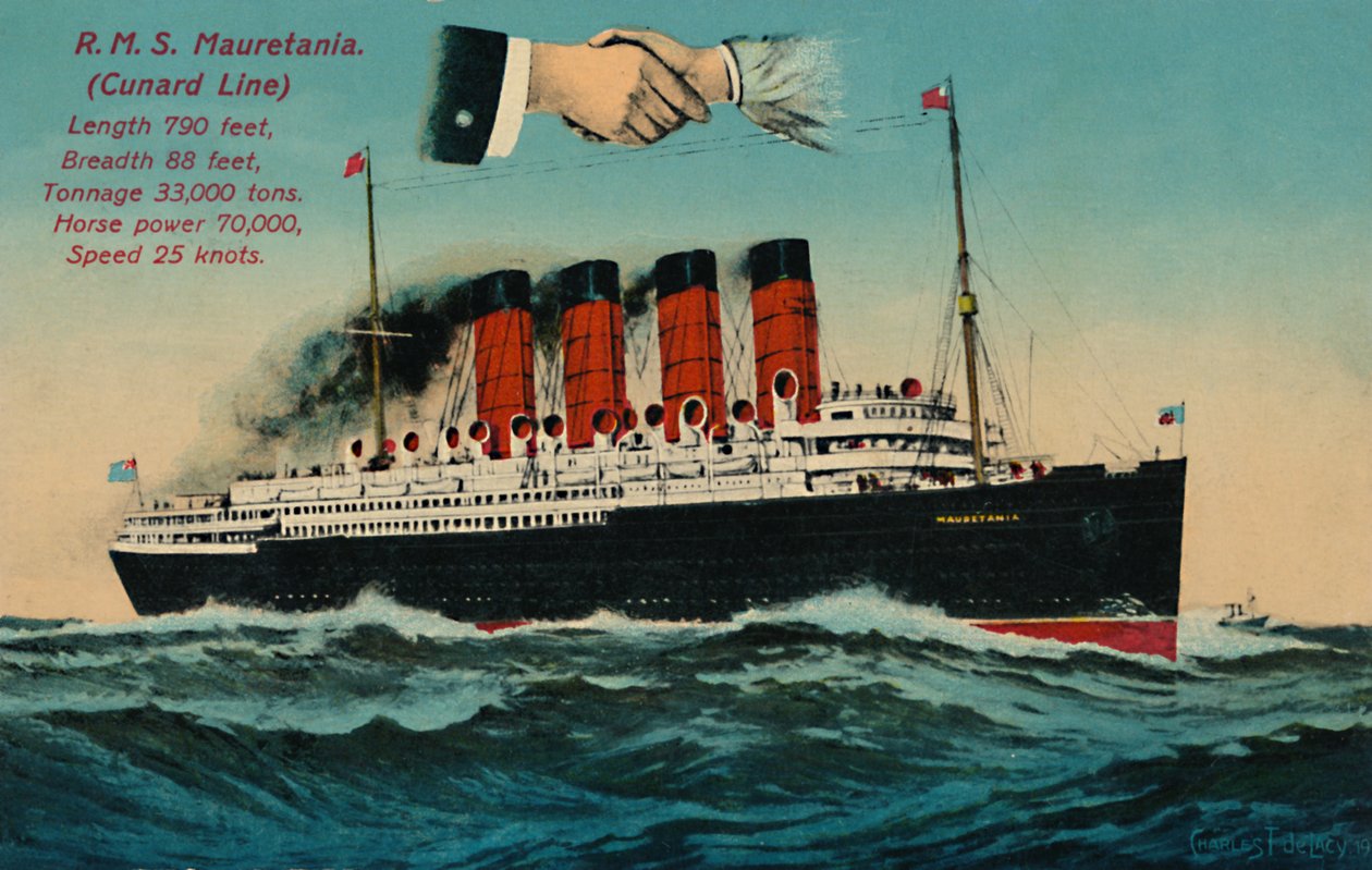 R.M.S. Mauretania. Cunard Line von Unbekannt