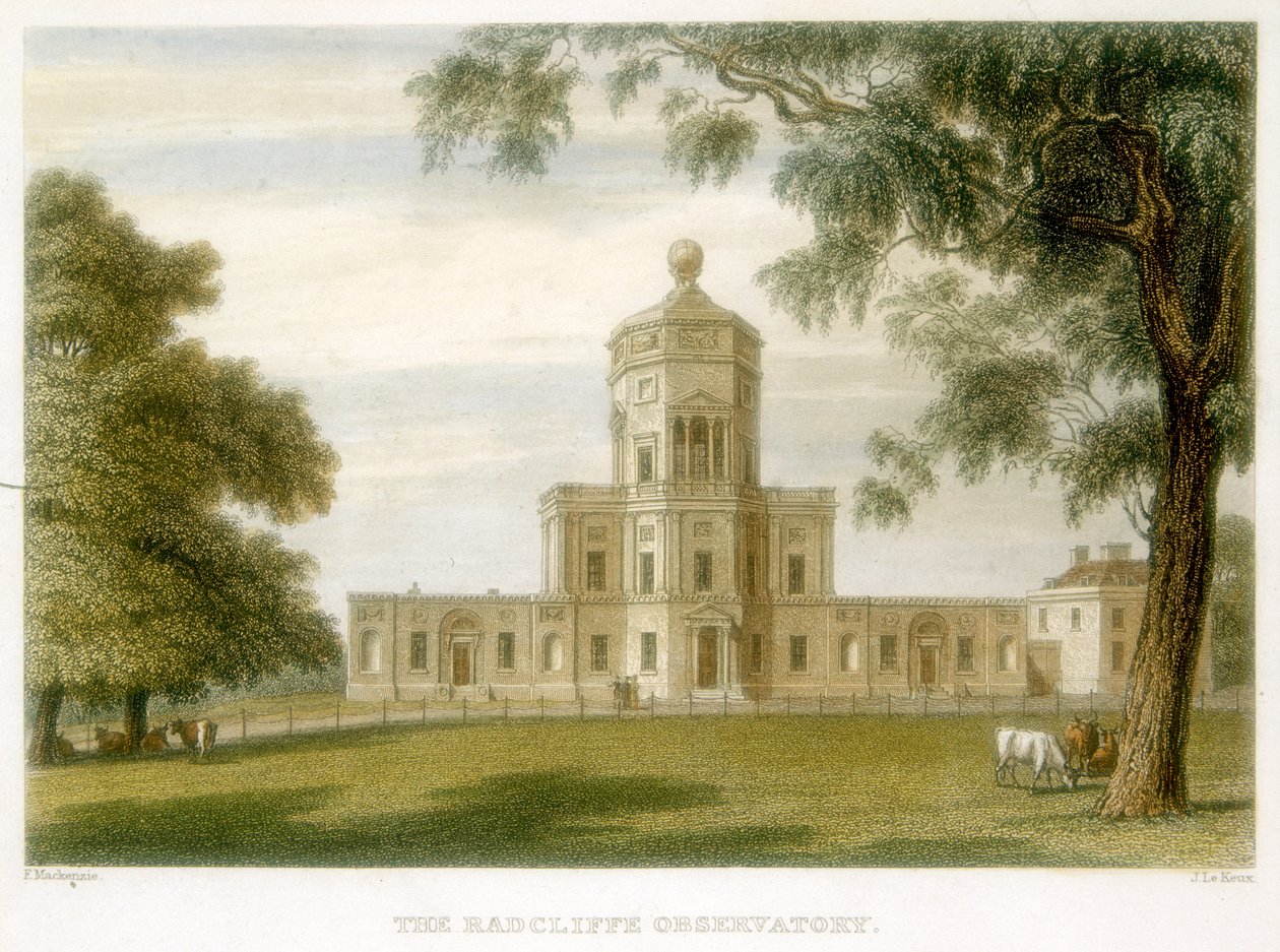 Radcliffe-Observatorium, Oxford, England, 1834 von Unbekannt