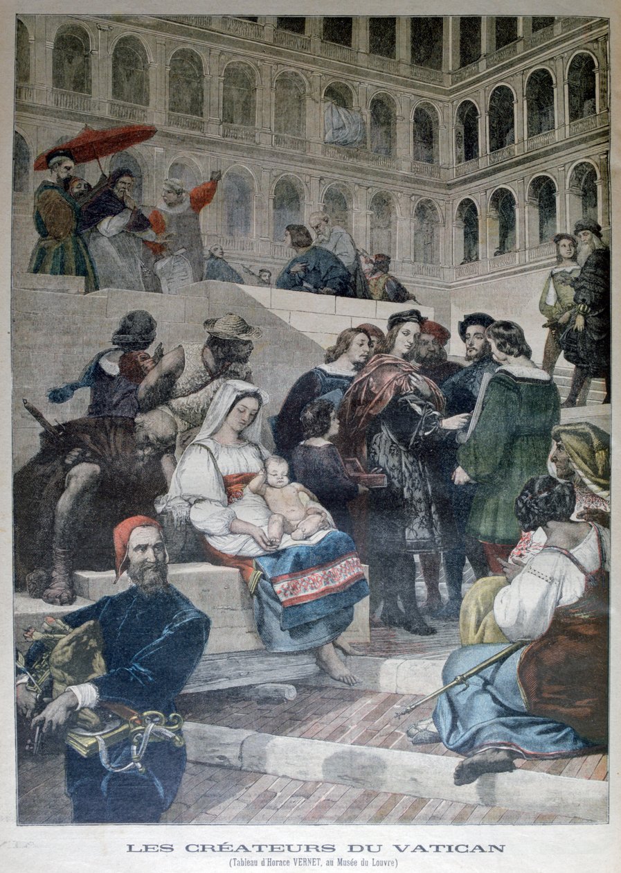 Raffael im Vatikan, 1832, 1903 von Unbekannt