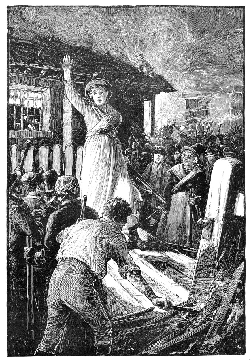 Rebecca-Aufstände, Südwales, 1840er Jahre, 1900 von Unbekannt