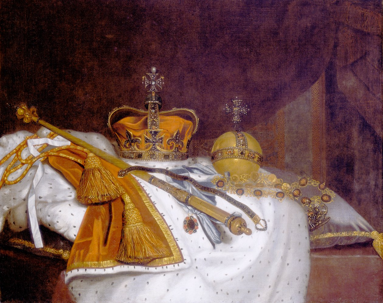 Regalien von Karl II., 1670er Jahre von Unbekannt