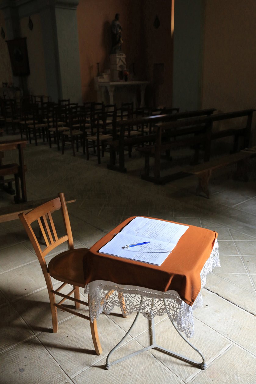 Register in einer Kirche von Unbekannt