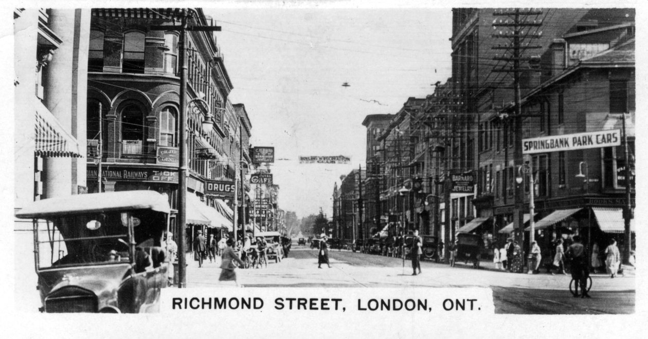 Richmond Street, London, Southwestern Ontario, Kanada von Unbekannt