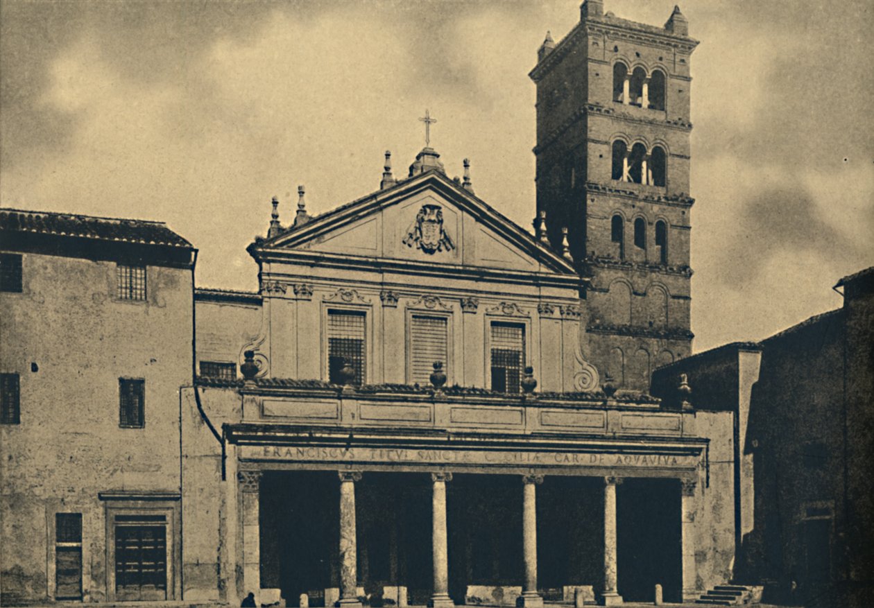 Rom - St. Caecilias Kirche, 1910 von Unbekannt