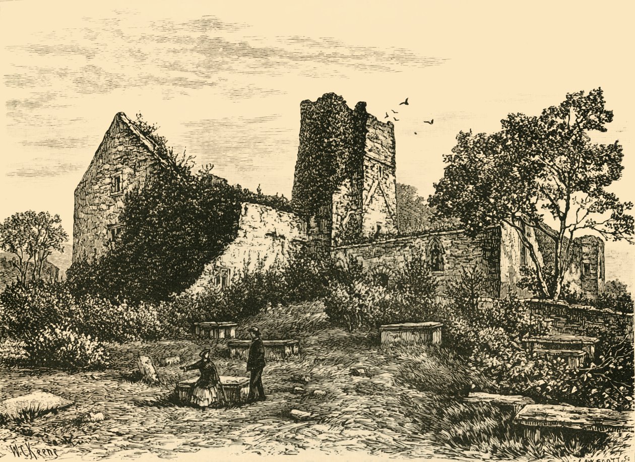 Ruinen bei Rathmullen, 1898 von Unbekannt