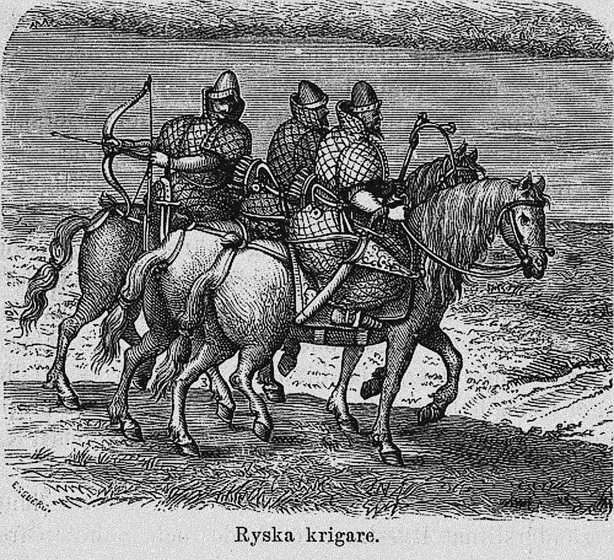 Russische Krieger, ca. 1620 von Unbekannt