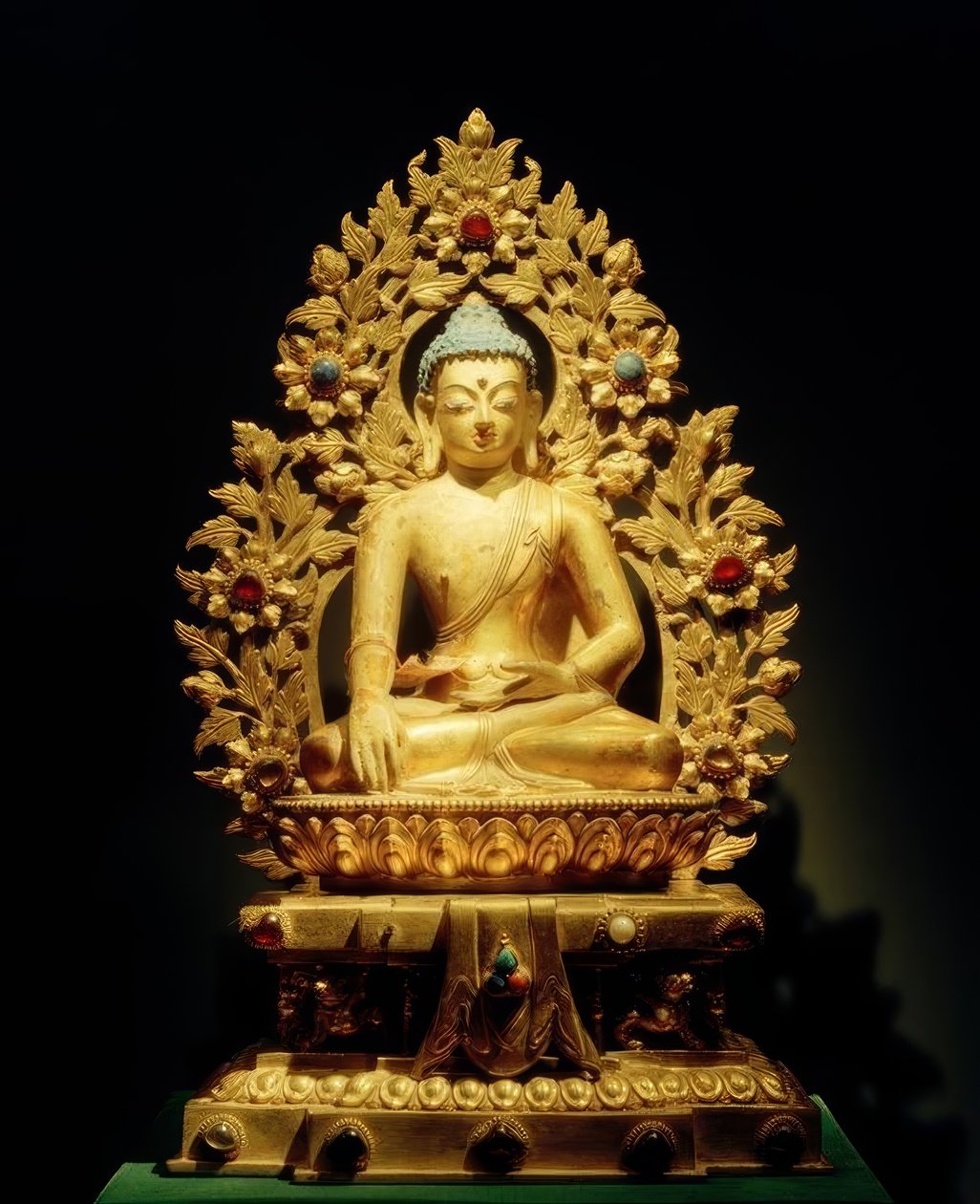 Sakyamuni Skulptur, 18. Jhdt. von Unbekannt