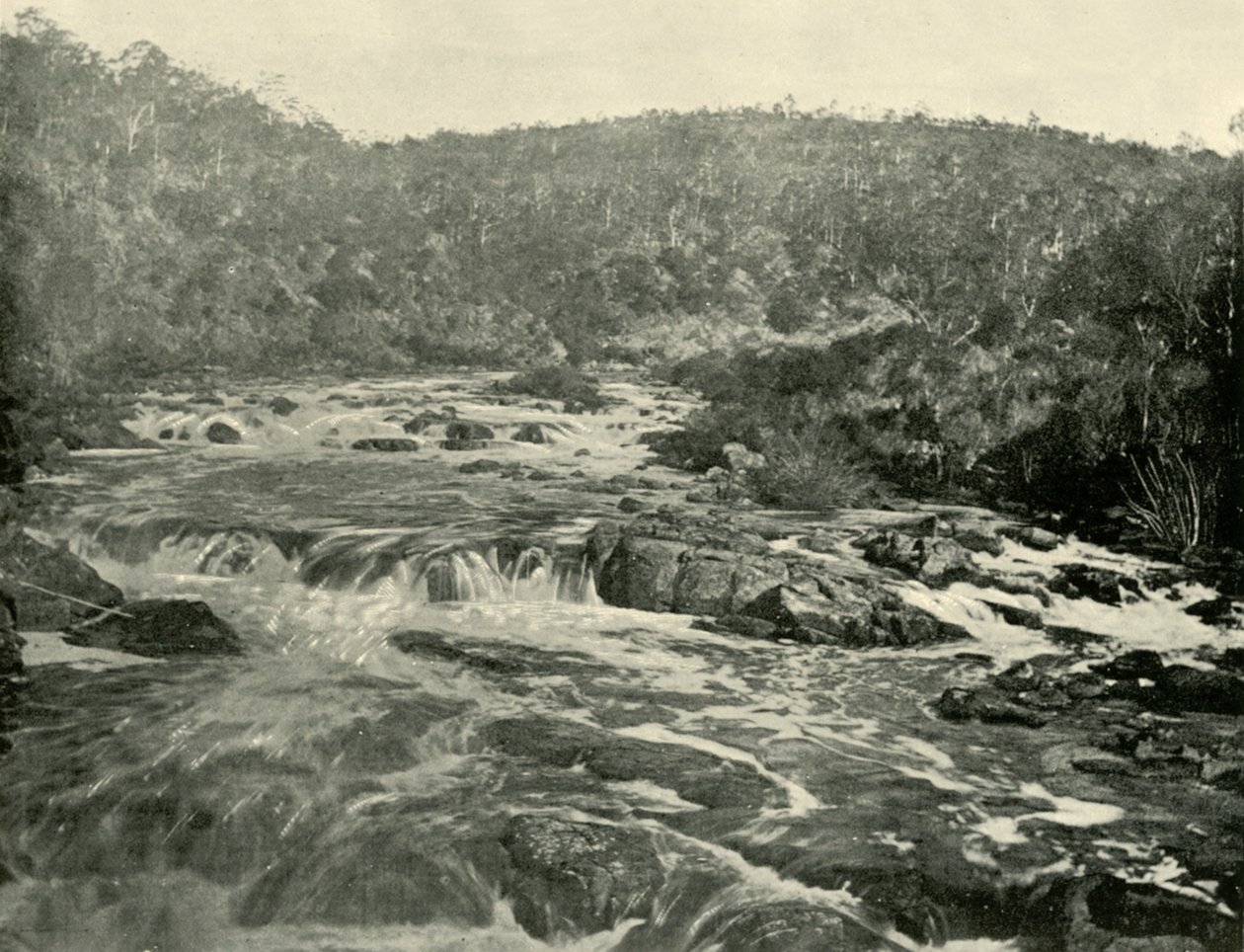 Zweites Becken, South Esk River, 1901 von Unbekannt