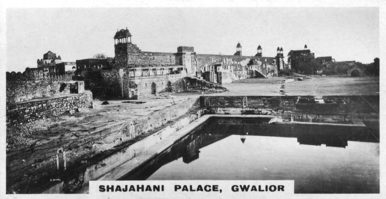 Shajahani-Palast, Gwalior, Indien, um 1925 von Unbekannt