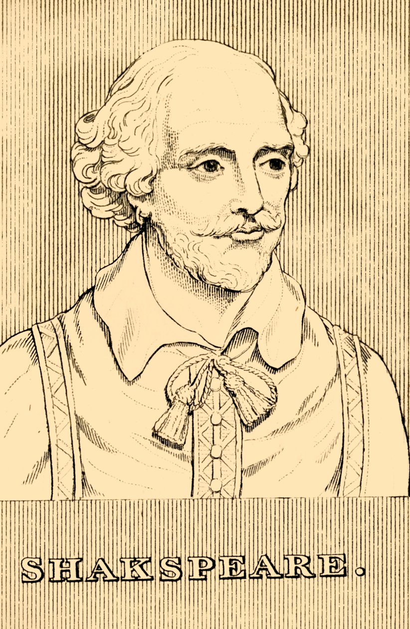 Shakespeare, 1564-1616, 1830 von Unbekannt