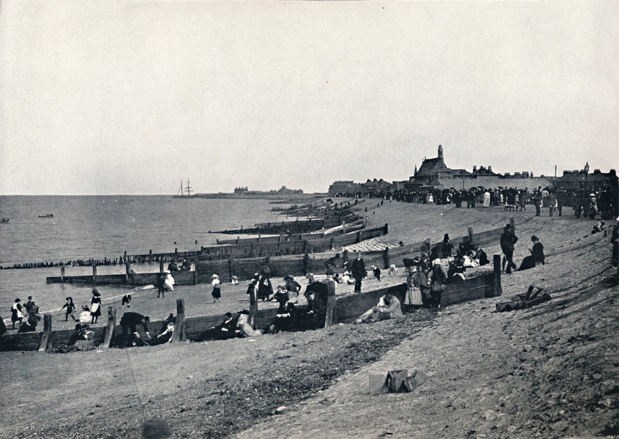 Sheerness - Die Promenade und der Strand, 1895 von Unbekannt