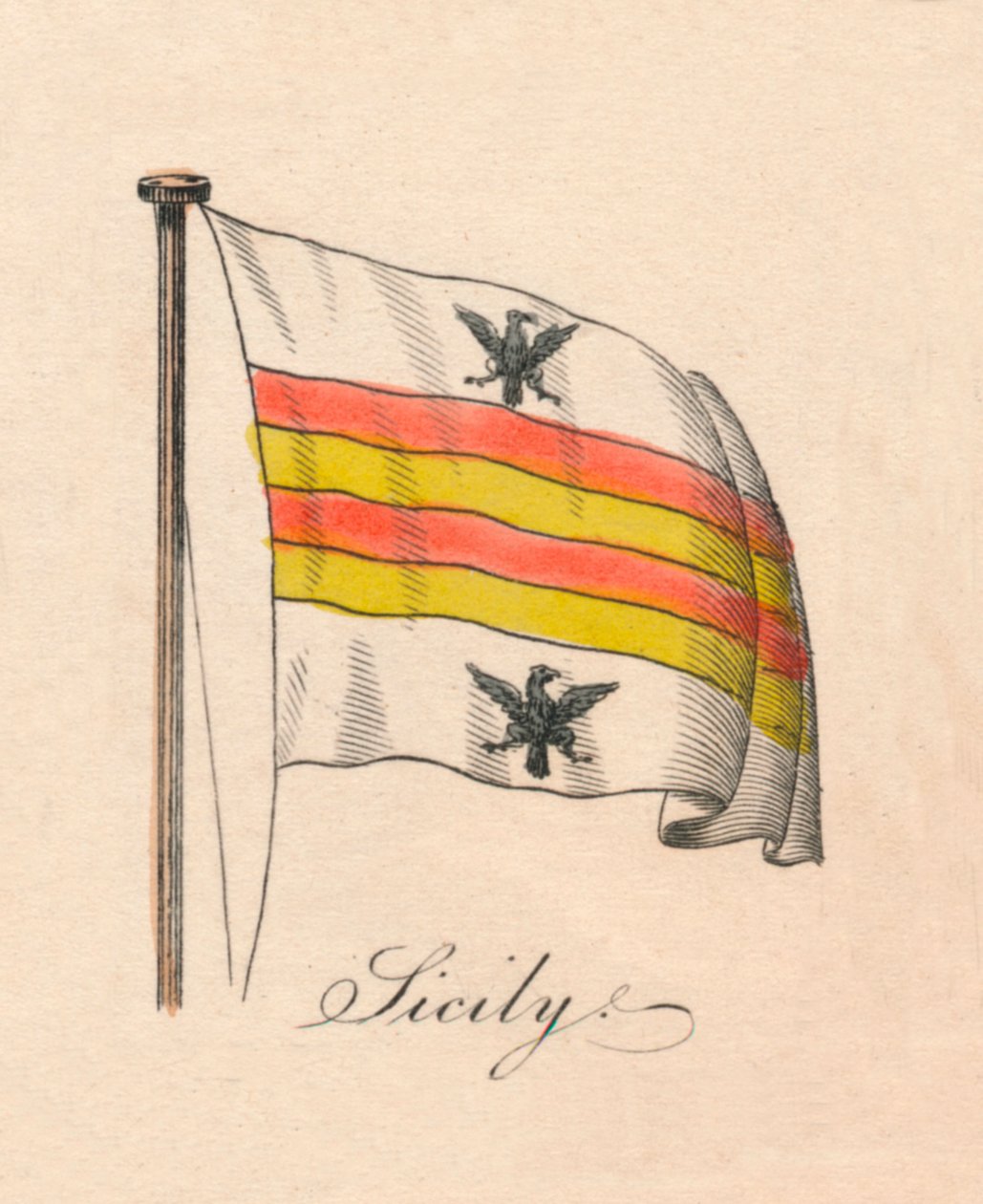 Sizilien, 1838 von Unbekannt
