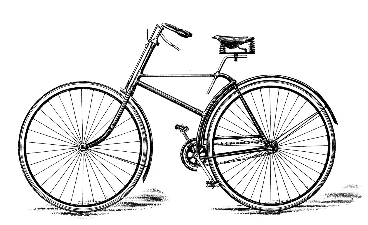 Singers spezielles Sicherheitsfahrrad, ca. 1886-1890 von Unbekannt