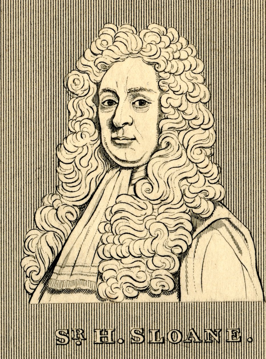 Sir H. Sloane, 1660-1753, 1830 von Unbekannt