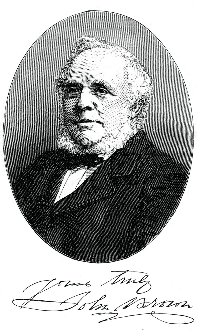 Sir John Brown, britischer Industrieller, ca. 1880 von Unbekannt
