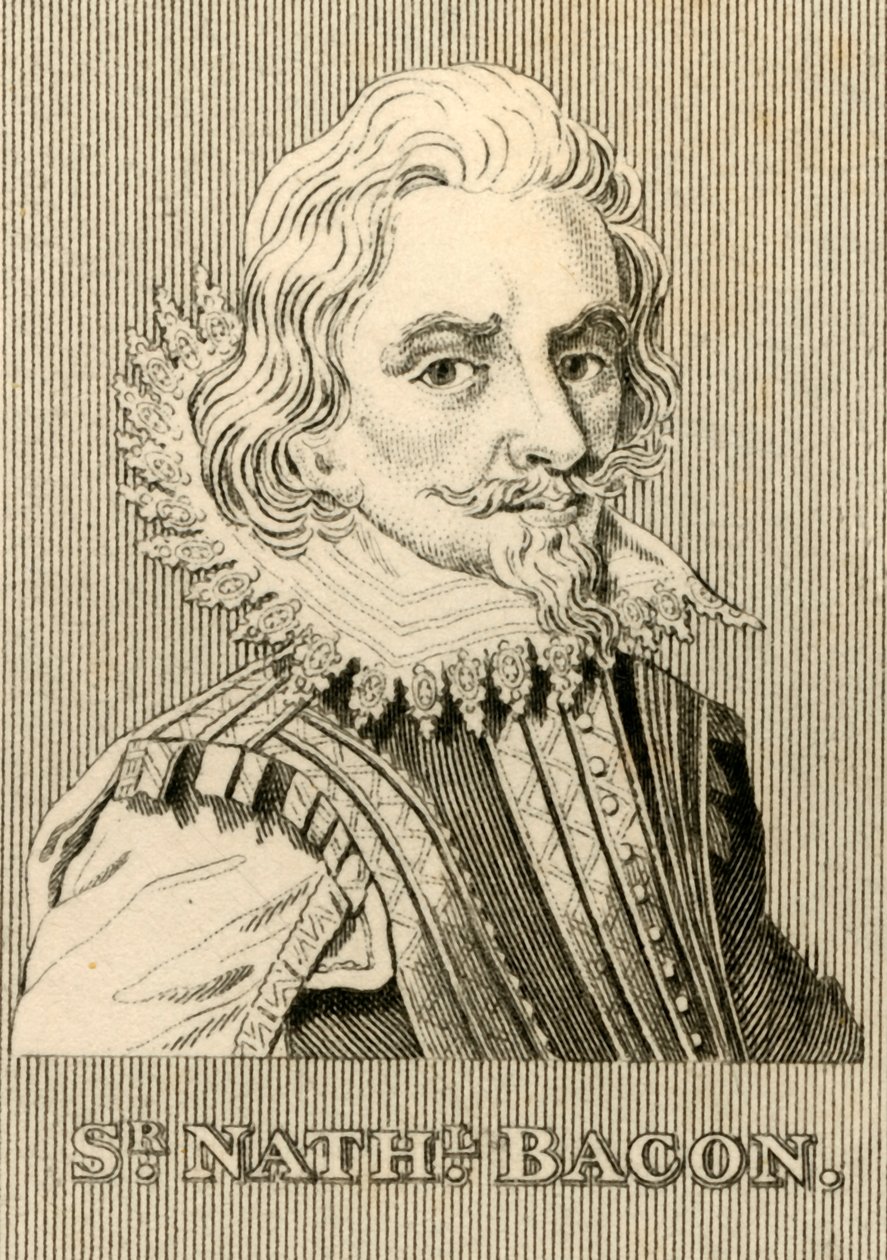 Sir Nathaniel Bacon, 1647-1676, 1830 von Unbekannt