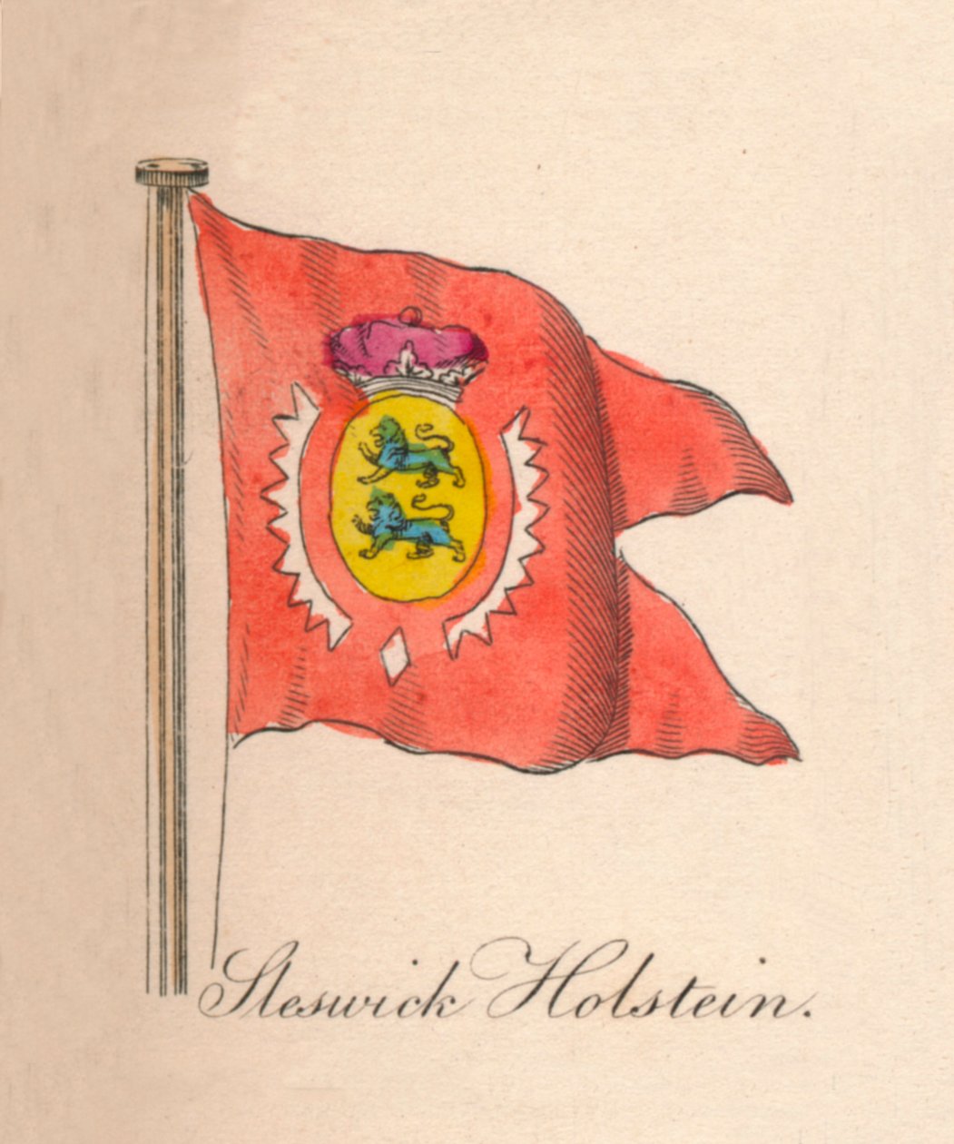 Schleswig-Holstein, 1838 von Unbekannt