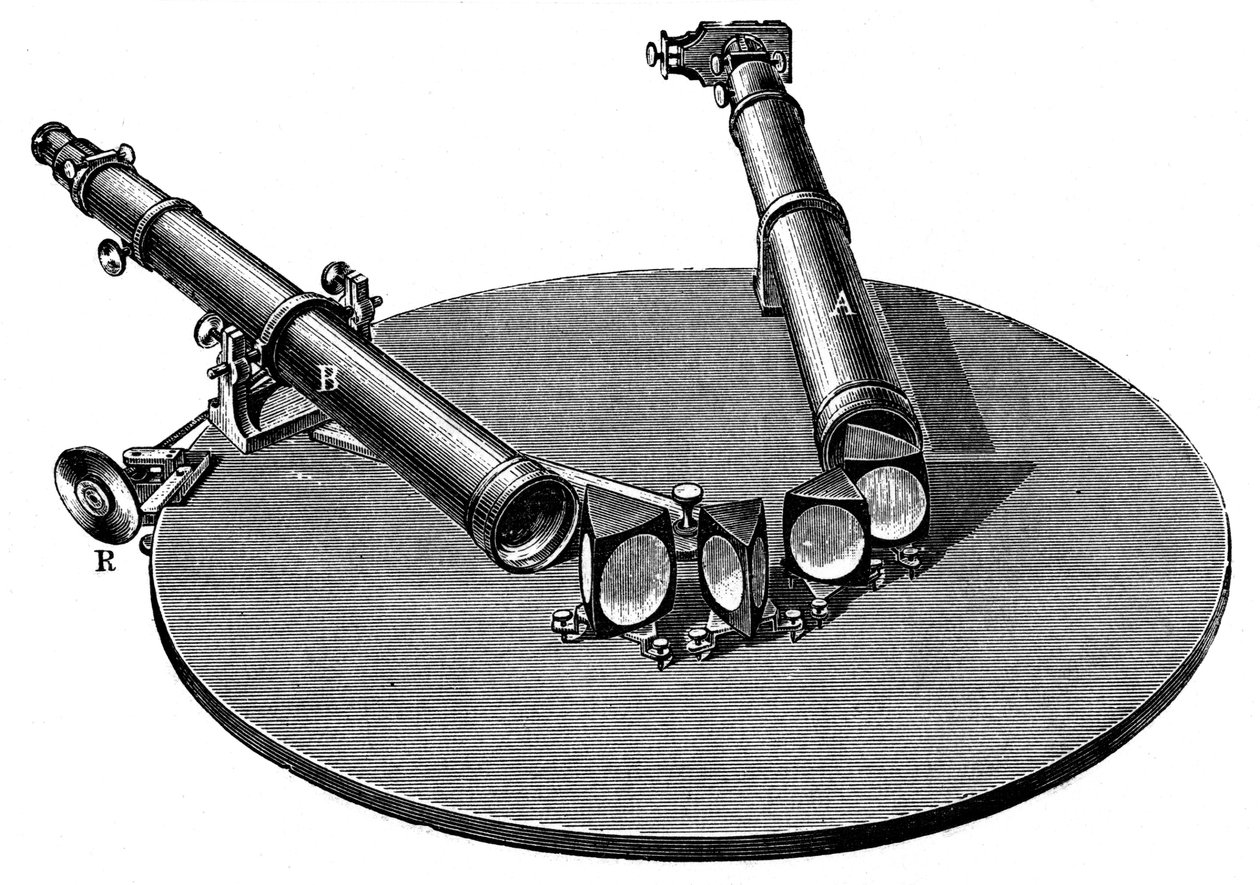 Spektroskop, 1872 von Unbekannt