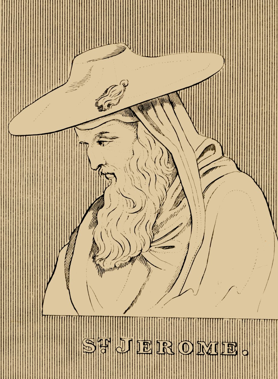 St. Hieronymus, ca. 347-420, 1830 von Unbekannt