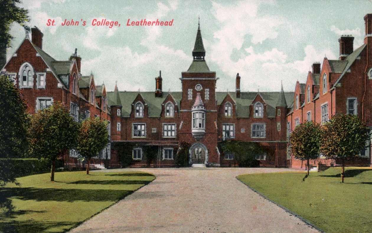St. Johns College, Leatherhead, Surrey, 20. Jahrhundert von Unbekannt