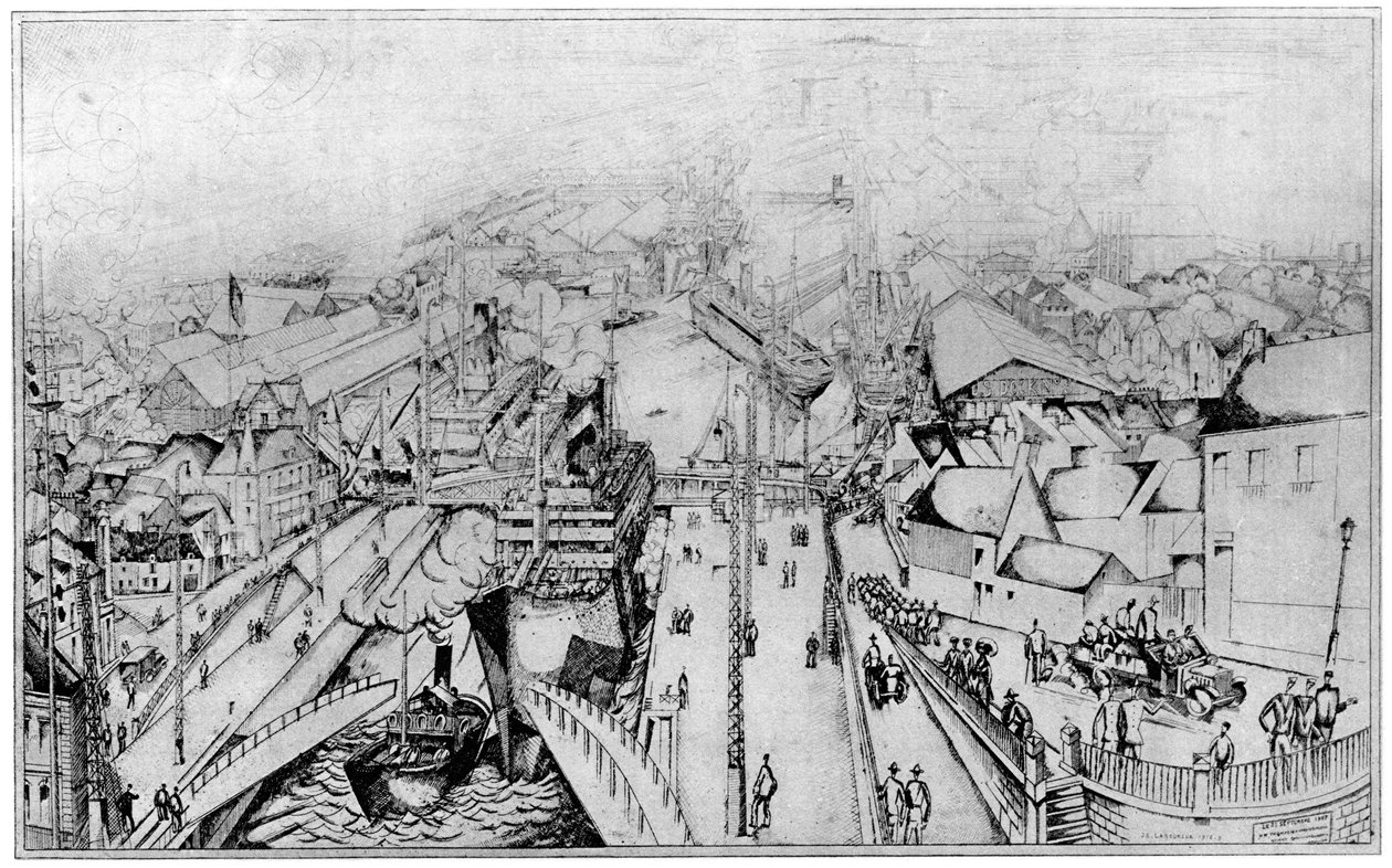St. Nazaire, 1924 von Unbekannt