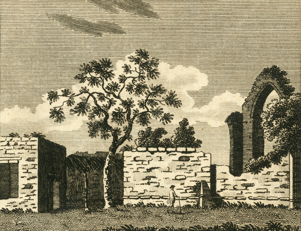 St. Pancrace Kapelle, in Canterbury, um 1786 von Unbekannt