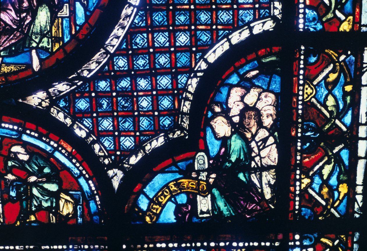 Buntglasfenster, Kathedrale von Chartres, Frankreich, 1194-1260 von Unbekannt