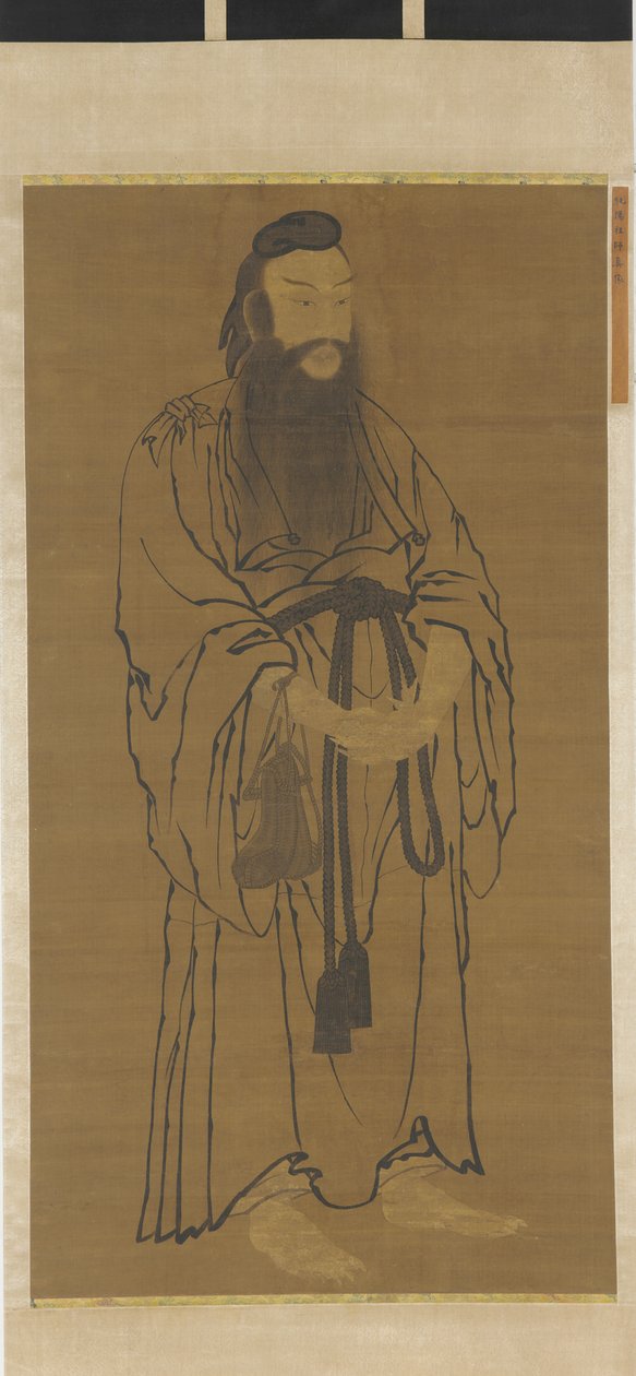 Stehende Figur von Lü Dongbin, Ming-Dynastie, 1368-1644 von Unbekannt